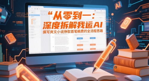 从零到一：深度拆解我运用AI撰写爽文小说挣取首笔稿费的全流程思路 - 奉壹网创-奉壹网创