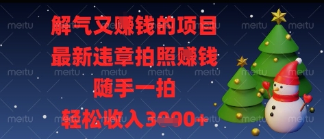 解气又挣钱的项目，最新违章拍照挣钱，随手一拍，轻松收入多张【揭秘】 - 奉壹网创-奉壹网创