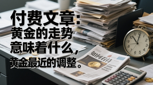 付费文章：黄金的走势意味着什么，如何看待黄金最近的调整 - 奉壹网创-奉壹网创