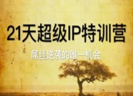 21天超级IP特训营，屌丝逆袭的唯一机会 - 奉壹网创-奉壹网创