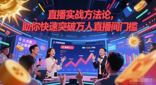 直播实战方法论，助你快速突破万人直播间门槛 - 奉壹网创-奉壹网创