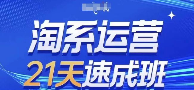 淘系运营21天速成班(更新25年4月)，0基础轻松搞定淘系运营，不做假把式 - 奉壹网创-奉壹网创