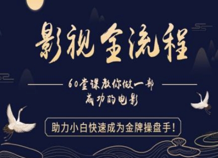 【影视全流程】教你做一部成功的电影，助力小白快速成为金牌操盘手 - 奉壹网创-奉壹网创