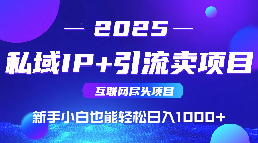 私域IP+卖项目，普通人小白也能轻松实现日入1000+ - 奉壹网创-奉壹网创