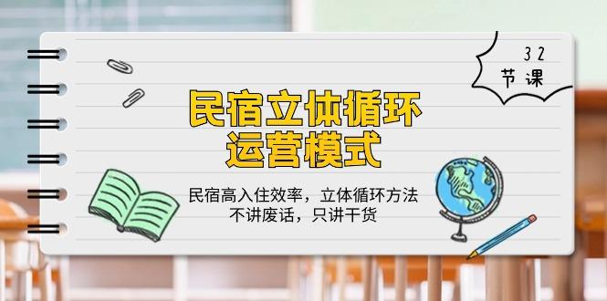 民宿 立体循环运营模式：民宿高入住效率，立体循环方法，只讲干货(32节 - 奉壹网创-奉壹网创