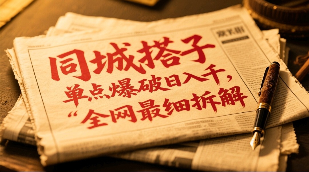 同城搭子群19.9单点爆破日入千，搭子组局月入万，全网最细拆解 - 奉壹网创-奉壹网创