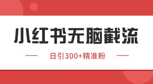 小红书截流同行客源，独家野路子获客玩法 日引200+暴力获客【揭秘】 - 奉壹网创-奉壹网创