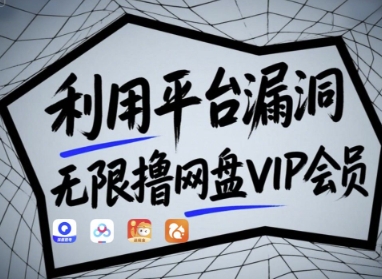 利用平台漏洞，无限撸网盘VIP会员，用户亲测有效!【漏洞原理+操作演示】 - 奉壹网创-奉壹网创