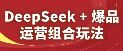 DeepSeek+爆品运营组合玩法，2025淘系精品课 - 奉壹网创-奉壹网创