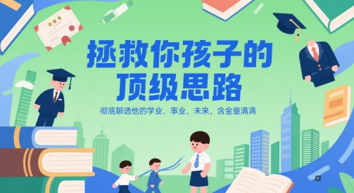 付费文章：拯救你孩子的顶级思路，彻底聊透他的学业、事业、未来，含金量满满 - 奉壹网创-奉壹网创