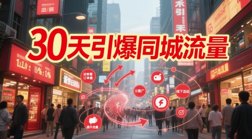 30天引爆同城流量：团购篇 认知篇 流量篇 来客篇 达人篇 老板人设IP篇 投流篇 - 奉壹网创-奉壹网创