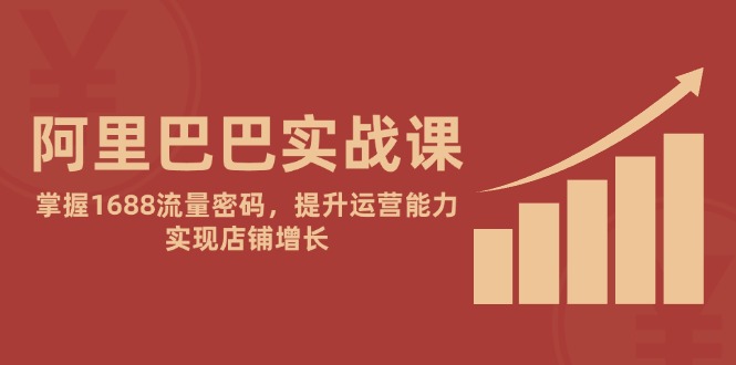 阿里巴巴实战课：掌握1688流量密码，提升运营能力，实现店铺增长 - 奉壹网创-奉壹网创